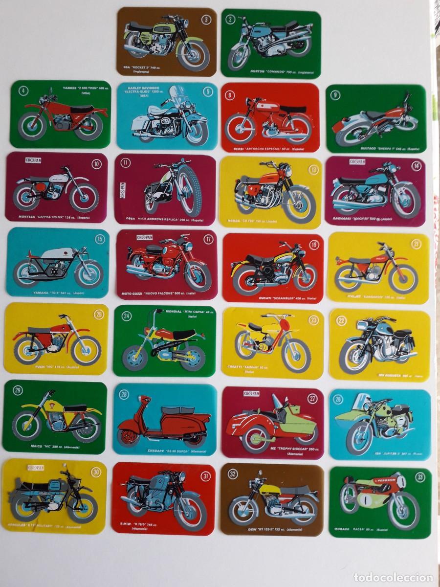 Sammeln alte Sammelbilder: MOTOS CROPAN. LOTE DE 26 CROMOS PL&Aacute;STICO originales&iexcl;&iexcl;&iexcl;&iexcl;&iexcl;&iexcl; SUELTOS A 4 EUROS