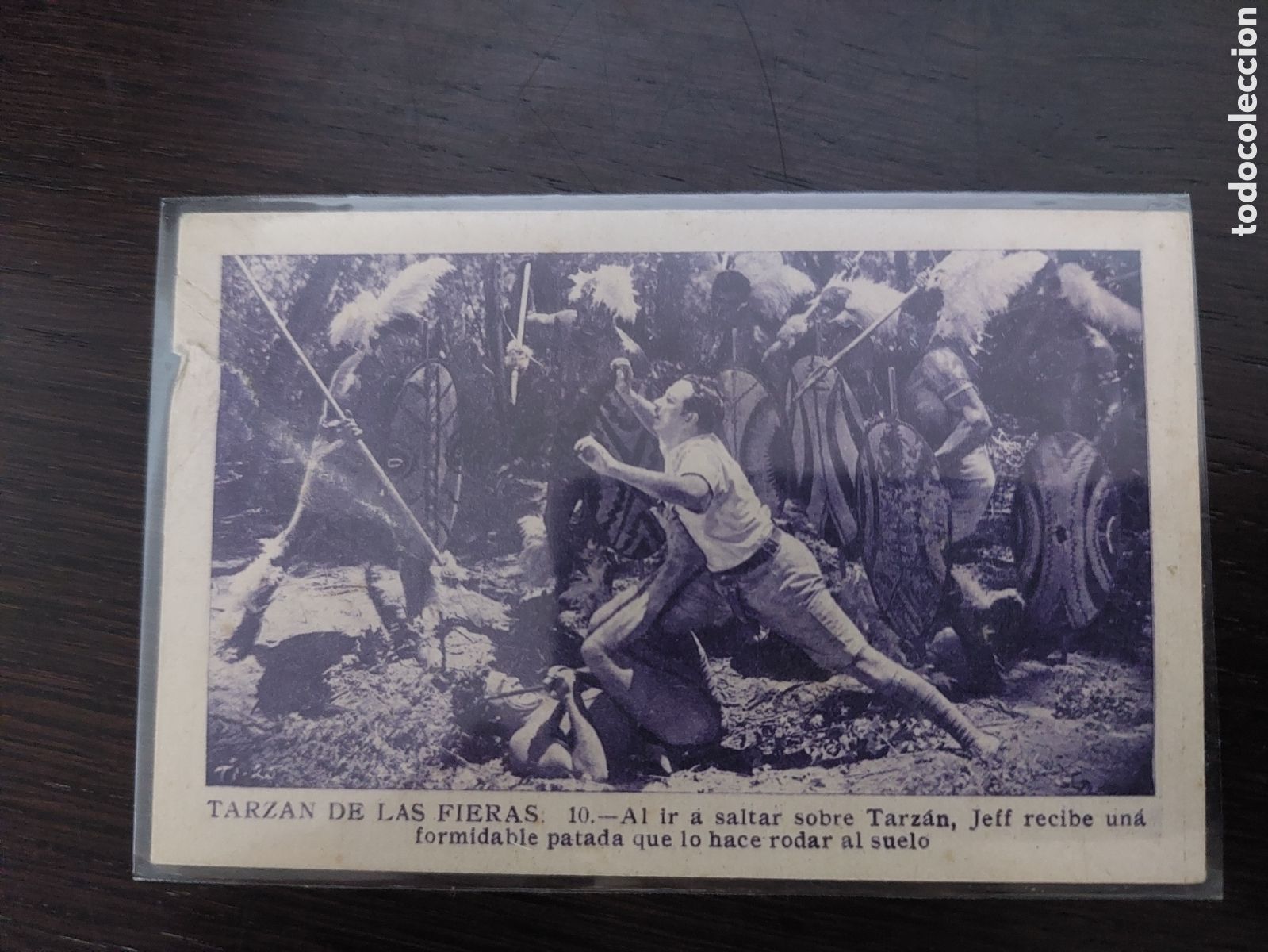 Coleccionismo cromos antiguos: Cromo Tarzan de las Fieras n&ordm;10 Buster Crabe Exclusiva Febrer y Blay