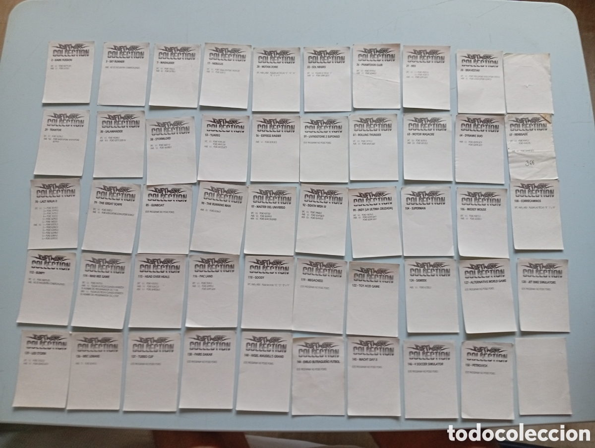 Coleccionismo cromos antiguos: Lote software collection 50 cromos - Foto 2