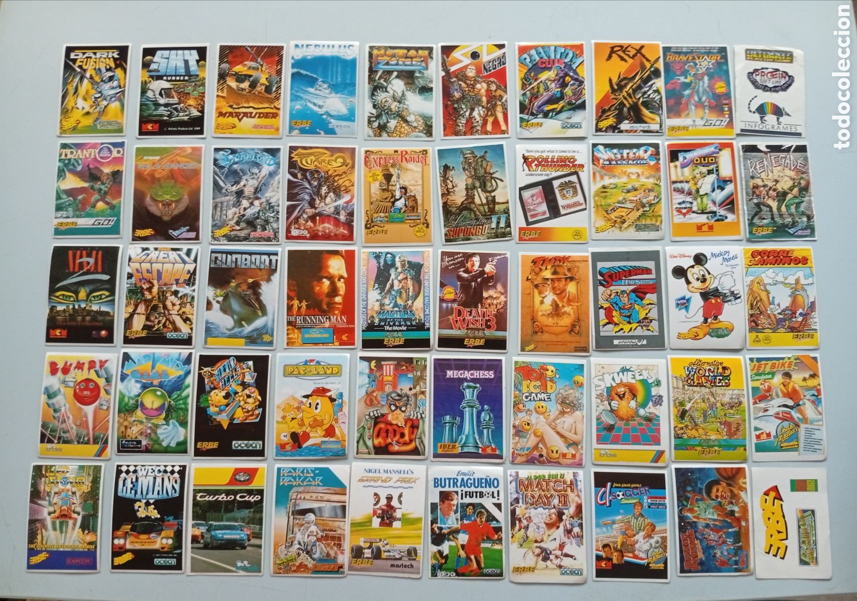 Coleccionismo cromos antiguos: Lote software collection 50 cromos