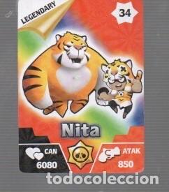 Coleccionismo cromos antiguos: CROMOS DE LEGENDARY N&ordm; 34 NITA