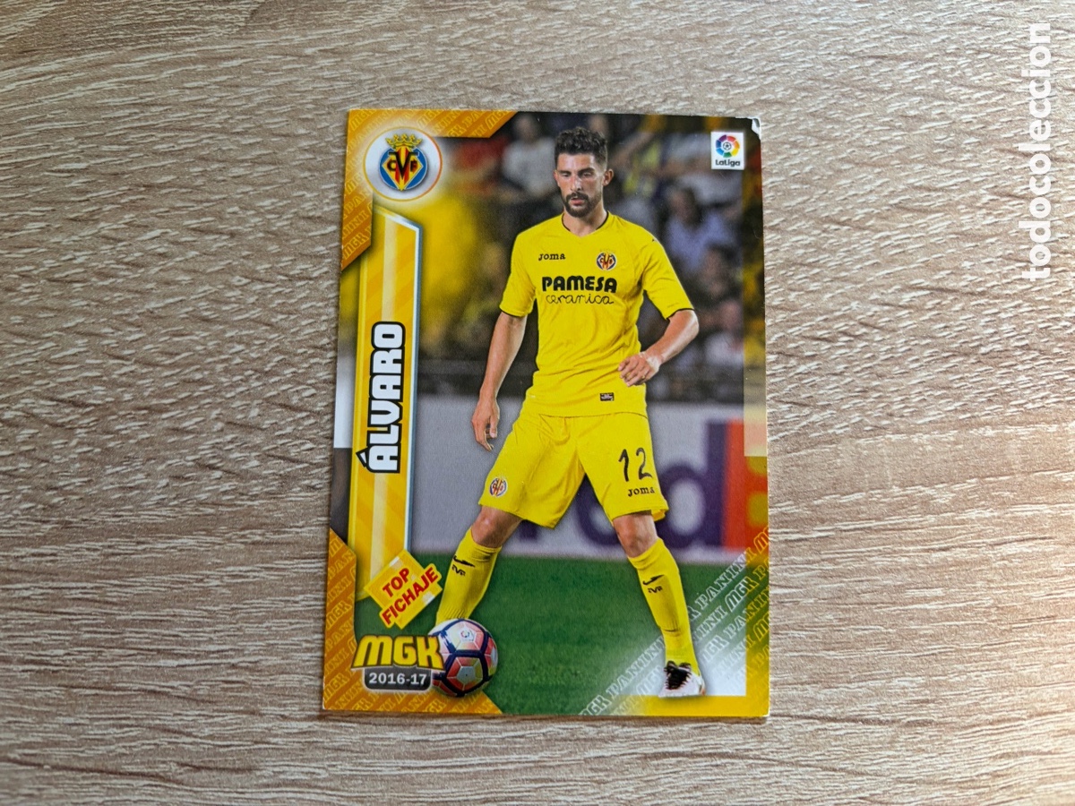 Coleccionismo cromos antiguos: 537 &Aacute;LVARO GONZ&Aacute;LEZ TOP FICHAJE MEGACRACKS MGK 2016 2017 16 17 VILLARREAL CF