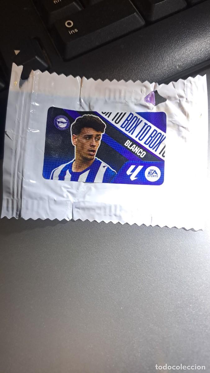 Coleccionismo cromos antiguos: CROMO BLANCO BOX TO BOX ALAVES CHICLE LIGA 2026 2027 26 27 ESTE PANINI NUNCA PEGADO