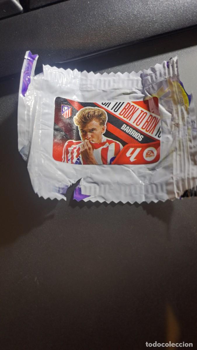 Coleccionismo cromos antiguos: CROMO BARRIOS BOX TO BOX ATLETICO DE MADRID CHICLE LIGA 2026 2027 26 27 ESTE PANINI NUNCA PEGADO
