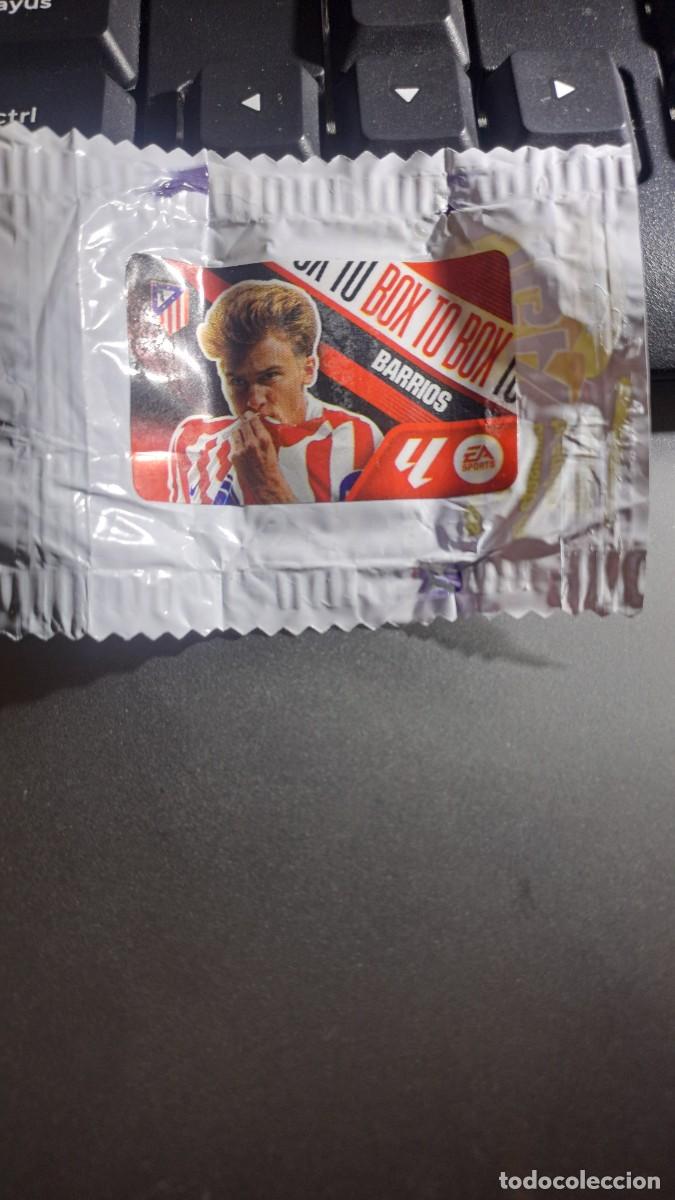 Coleccionismo cromos antiguos: CROMO BARRIOS BOX TO BOX ATLETICO DE MADRID CHICLE LIGA 2026 2027 26 27 ESTE PANINI NUNCA PEGADO