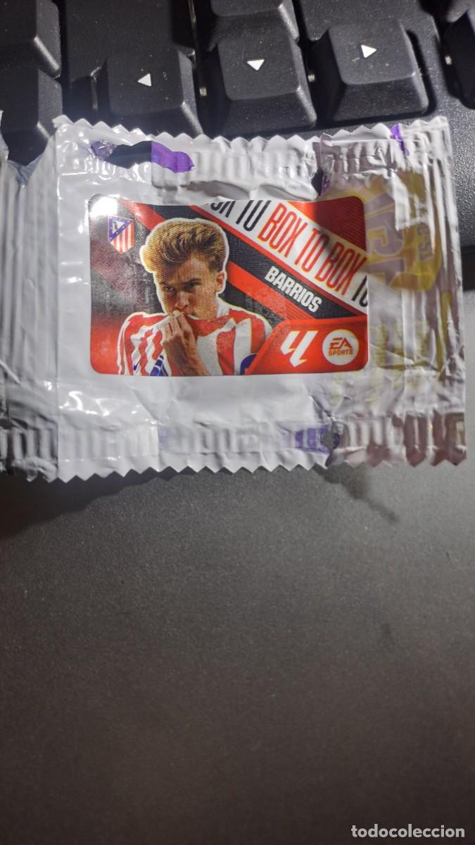Coleccionismo cromos antiguos: CROMO BARRIOS BOX TO BOX ATLETICO DE MADRID CHICLE LIGA 2026 2027 26 27 ESTE PANINI NUNCA PEGADO