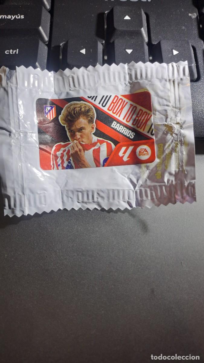 Coleccionismo cromos antiguos: CROMO BARRIOS BOX TO BOX ATLETICO DE MADRID CHICLE LIGA 2026 2027 26 27 ESTE PANINI NUNCA PEGADO