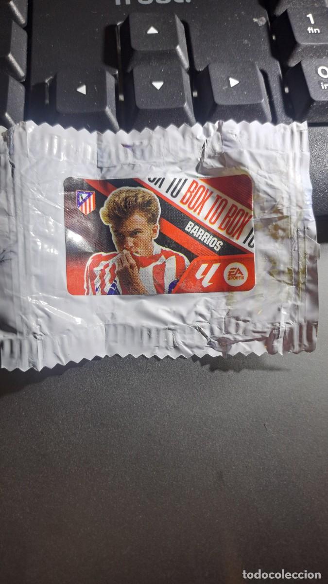 Coleccionismo cromos antiguos: CROMO BARRIOS BOX TO BOX ATLETICO DE MADRID CHICLE LIGA 2026 2027 26 27 ESTE PANINI NUNCA PEGADO