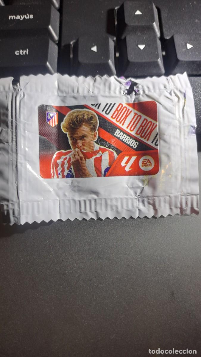 Coleccionismo cromos antiguos: CROMO BARRIOS BOX TO BOX ATLETICO DE MADRID CHICLE LIGA 2026 2027 26 27 ESTE PANINI NUNCA PEGADO