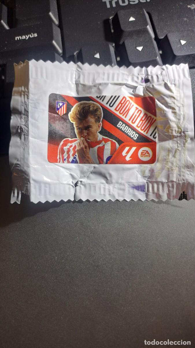 Coleccionismo cromos antiguos: CROMO BARRIOS BOX TO BOX ATLETICO DE MADRID CHICLE LIGA 2026 2027 26 27 ESTE PANINI NUNCA PEGADO