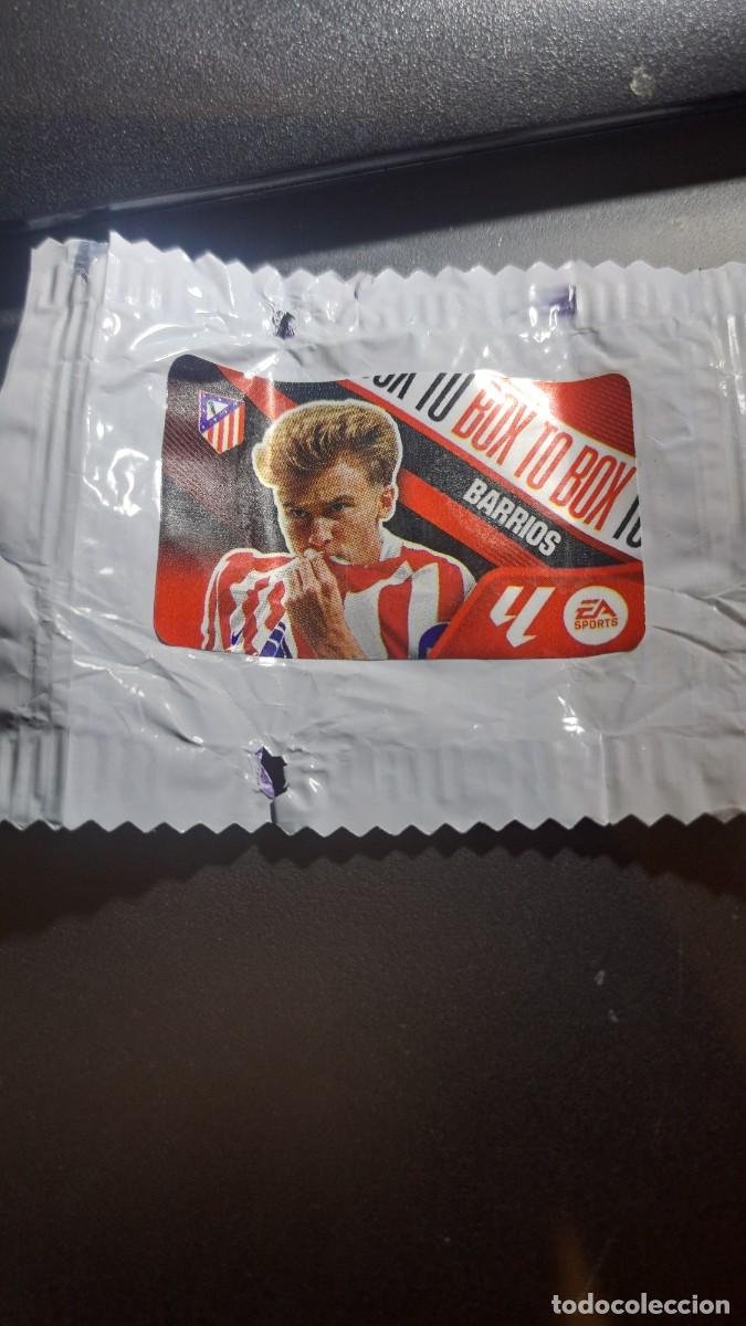 Coleccionismo cromos antiguos: CROMO BARRIOS BOX TO BOX ATLETICO DE MADRID CHICLE LIGA 2026 2027 26 27 ESTE PANINI NUNCA PEGADO