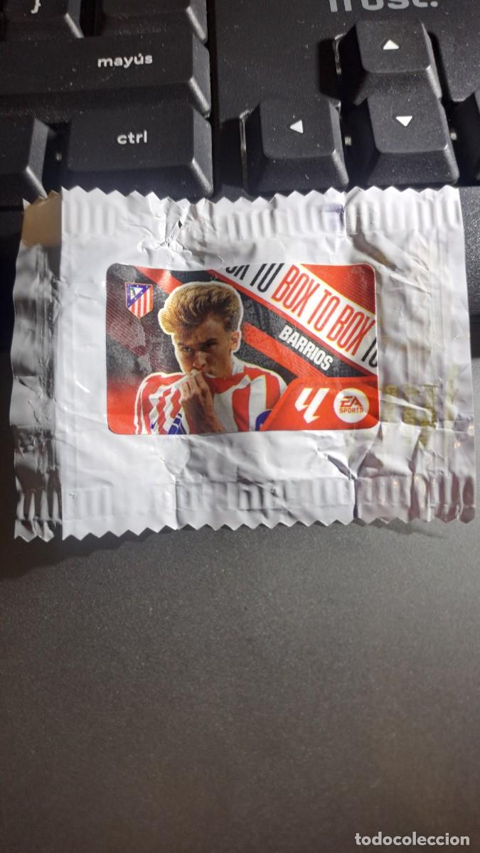 Coleccionismo cromos antiguos: CROMO BARRIOS BOX TO BOX ATLETICO DE MADRID CHICLE LIGA 2026 2027 26 27 ESTE PANINI NUNCA PEGADO