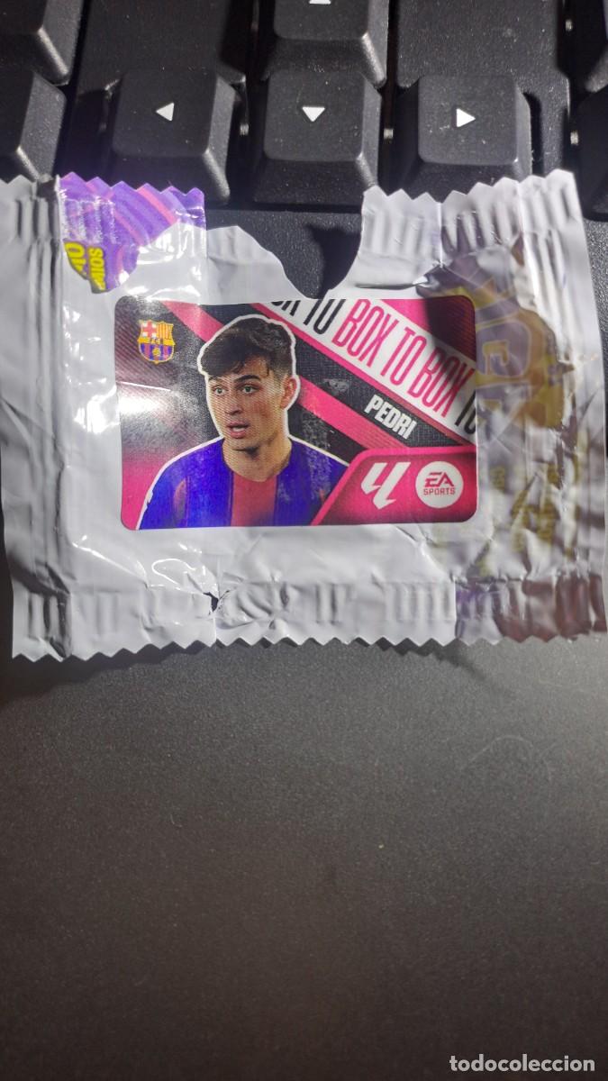 Coleccionismo cromos antiguos: CROMO PEDRI BOX TO BOX BARCELONA CHICLE LIGA 2026 2027 26 27 ESTE PANINI NUNCA PEGADO