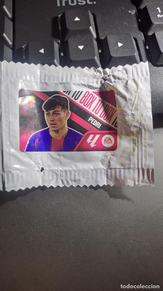 Coleccionismo cromos antiguos: CROMO PEDRI BOX TO BOX BARCELONA CHICLE LIGA 2026 2027 26 27 ESTE PANINI NUNCA PEGADO