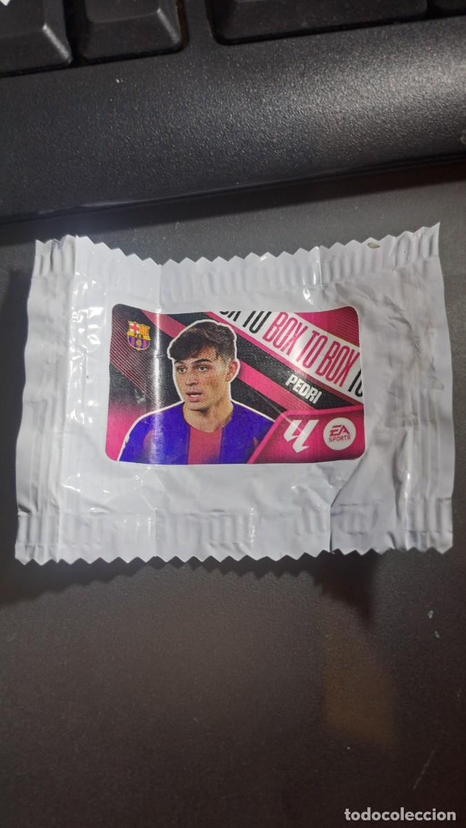 Coleccionismo cromos antiguos: CROMO PEDRI BOX TO BOX BARCELONA CHICLE LIGA 2026 2027 26 27 ESTE PANINI NUNCA PEGADO
