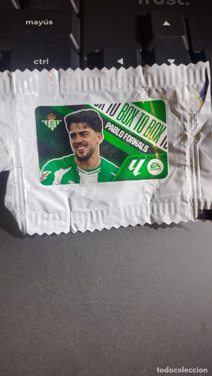 Coleccionismo cromos antiguos: CROMO PABLO FORNALS BOX TO BOX BETIS CHICLE LIGA 2026 2027 26 27 ESTE PANINI NUNCA PEGADO