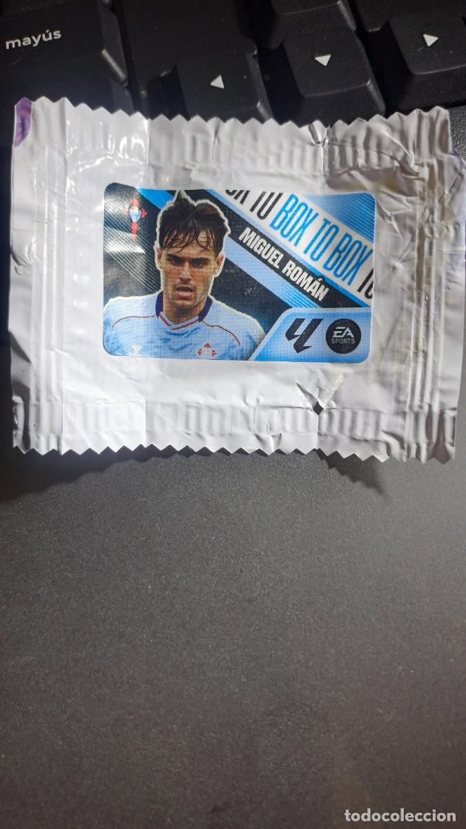 Coleccionismo cromos antiguos: CROMO MIGUEL ROMAN BOX TO BOX CELTA DE VIGO CHICLE LIGA 2026 2027 26 27 ESTE PANINI NUNCA PEGADO