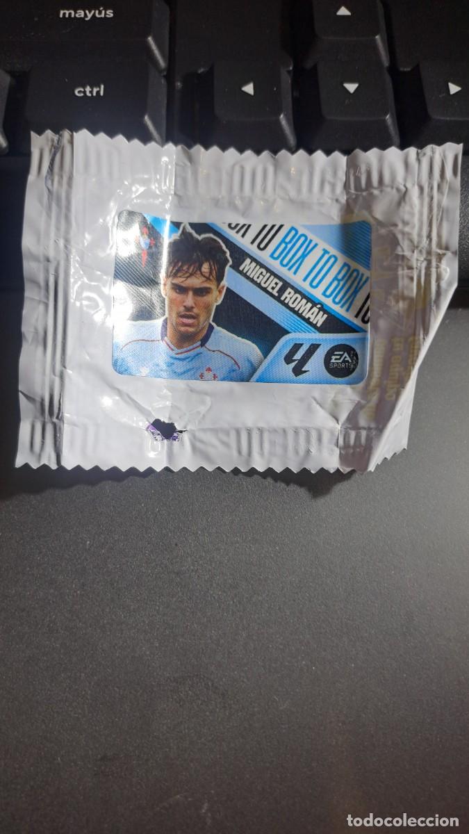 Coleccionismo cromos antiguos: CROMO MIGUEL ROMAN BOX TO BOX CELTA DE VIGO CHICLE LIGA 2026 2027 26 27 ESTE PANINI NUNCA PEGADO