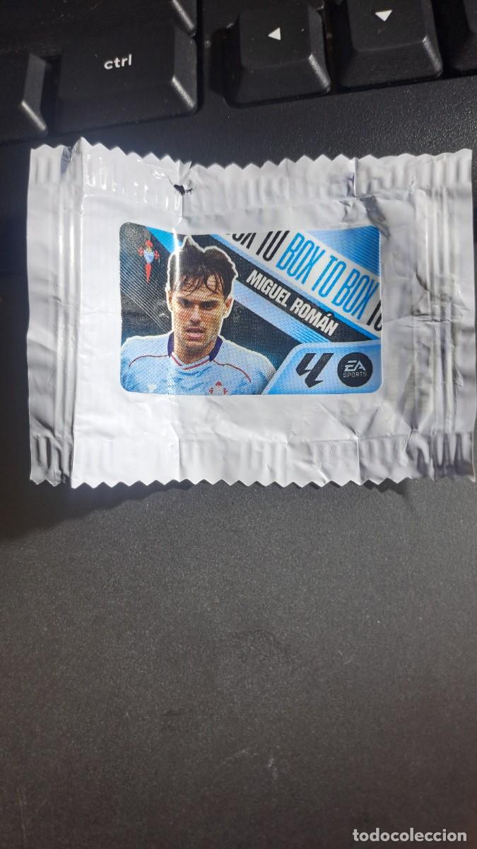 Coleccionismo cromos antiguos: CROMO MIGUEL ROMAN BOX TO BOX CELTA DE VIGO CHICLE LIGA 2026 2027 26 27 ESTE PANINI NUNCA PEGADO