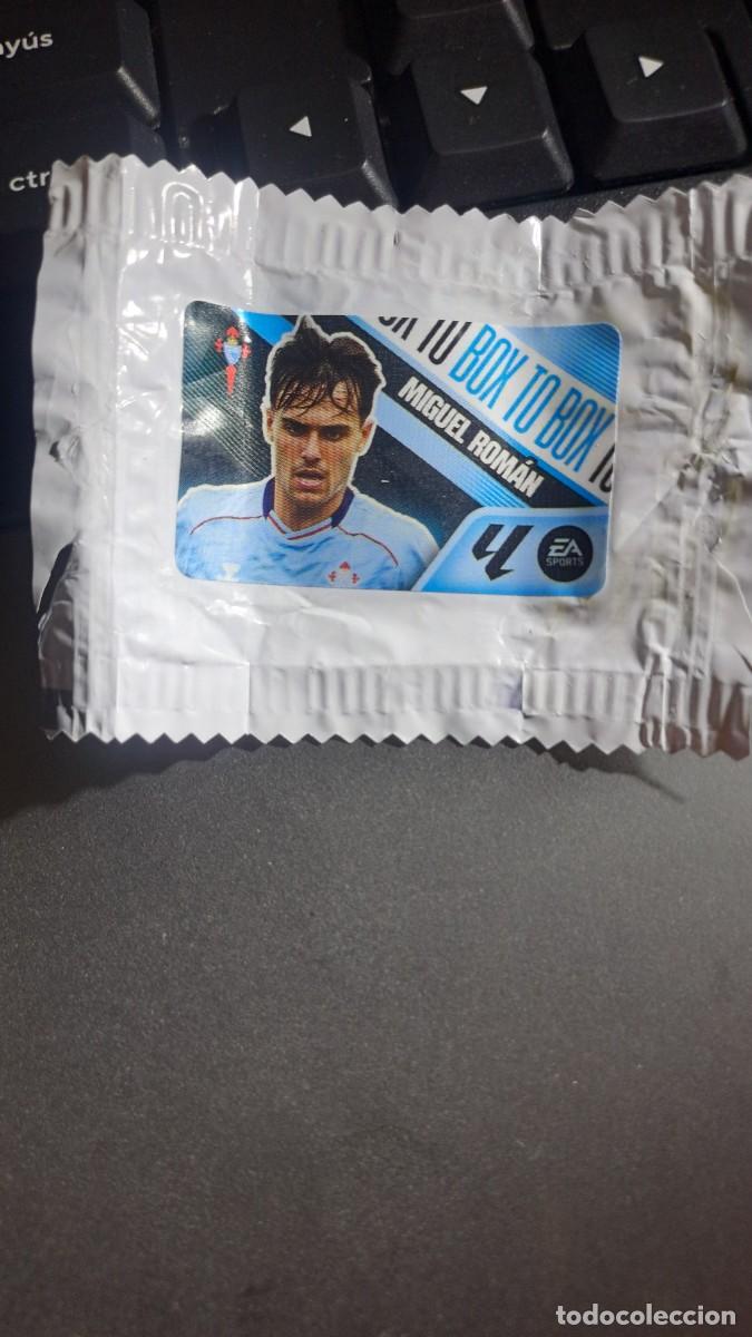Coleccionismo cromos antiguos: CROMO MIGUEL ROMAN BOX TO BOX CELTA DE VIGO CHICLE LIGA 2026 2027 26 27 ESTE PANINI NUNCA PEGADO
