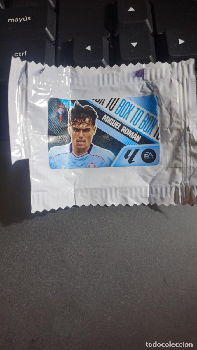 Coleccionismo cromos antiguos: CROMO MIGUEL ROMAN BOX TO BOX CELTA DE VIGO CHICLE LIGA 2026 2027 26 27 ESTE PANINI NUNCA PEGADO