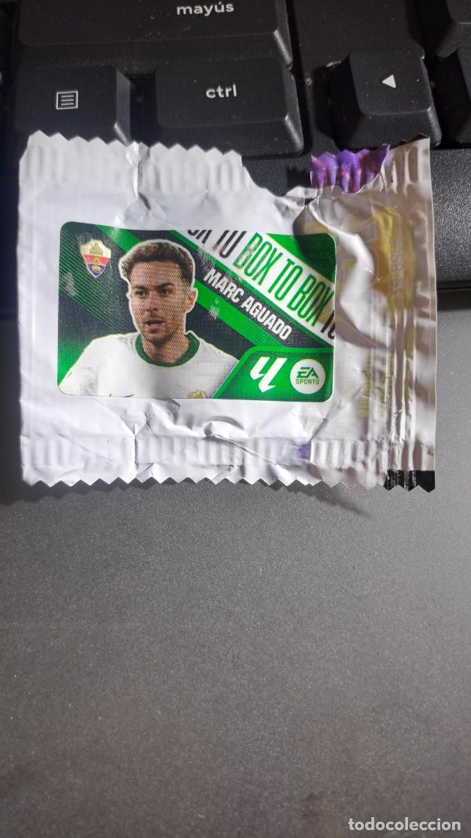 Collectionnisme Cartes &agrave; collectionner anciennes: CROMO MARC AGUADO BOX TO BOX ELCHE CHICLE LIGA 2026 2027 26 27 ESTE PANINI NUNCA PEGADO