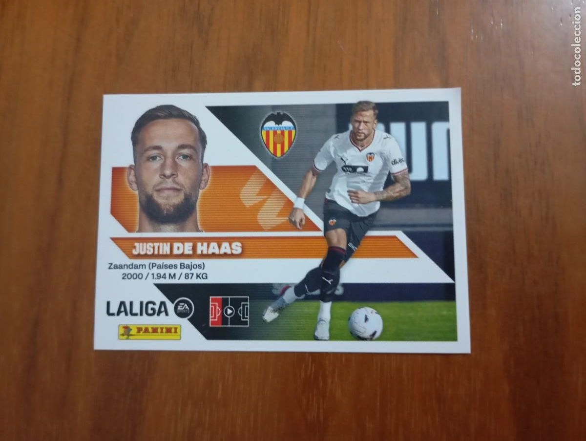 Coleccionismo cromos antiguos: CROMO. JUSTIN DE HAAS. ULTIMOS FICHAJES. LIGA ESTE 26 2027