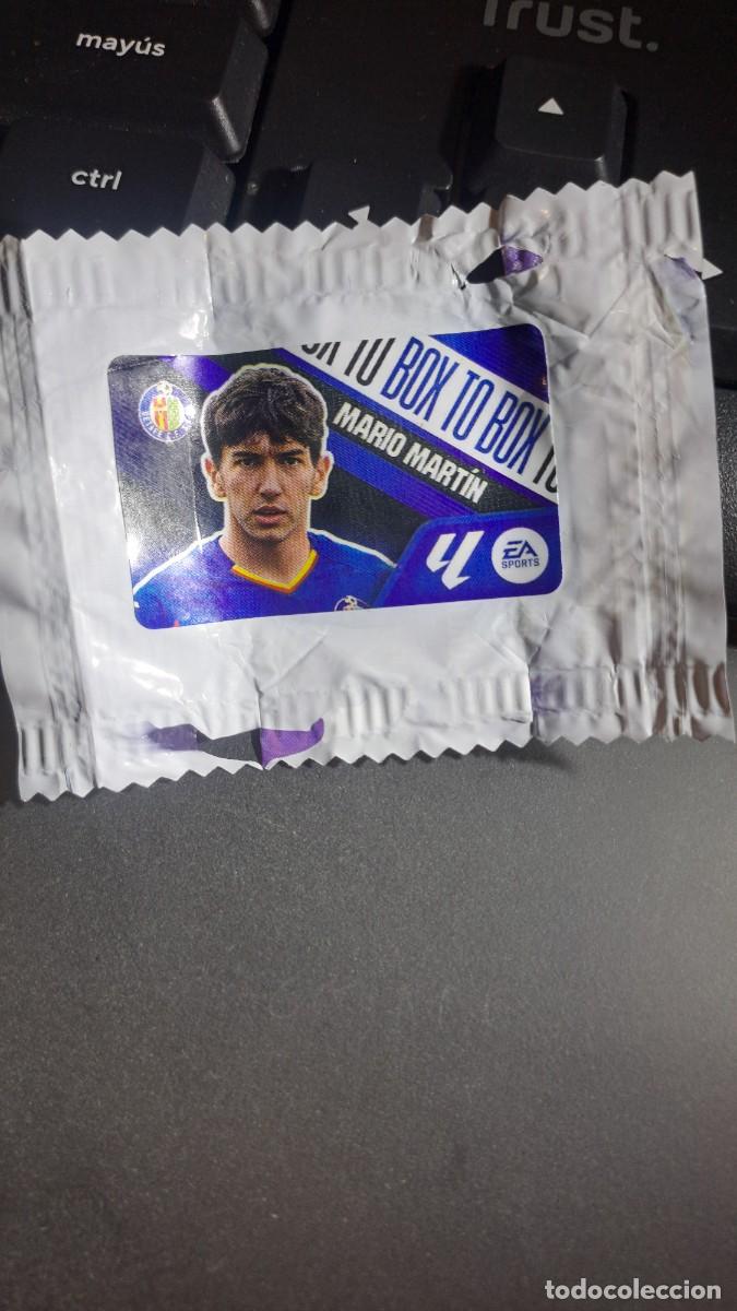 Coleccionismo cromos antiguos: CROMO MARIO MARTIN BOX TO BOX GETAFE CHICLE LIGA 2026 2027 26 27 ESTE PANINI NUNCA PEGADO