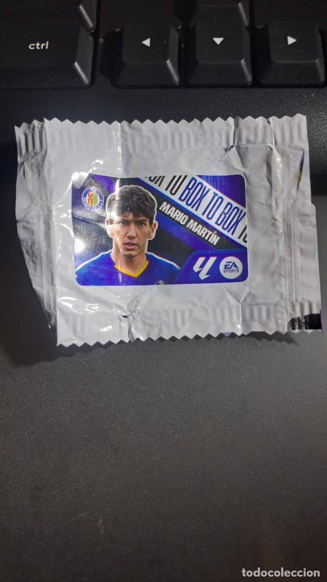 Coleccionismo cromos antiguos: CROMO MARIO MARTIN BOX TO BOX GETAFE CHICLE LIGA 2026 2027 26 27 ESTE PANINI NUNCA PEGADO