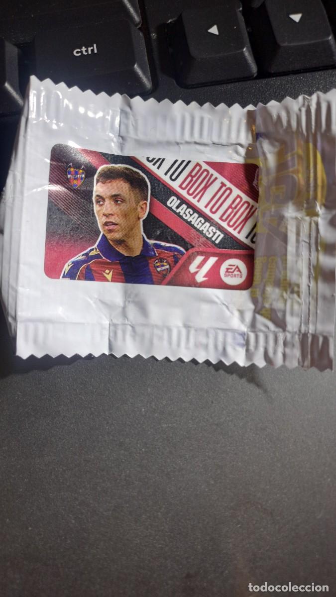 Coleccionismo cromos antiguos: CROMO OLASAGASTI BOX TO BOX LEVANTE CHICLE LIGA 2026 2027 26 27 ESTE PANINI NUNCA PEGADO