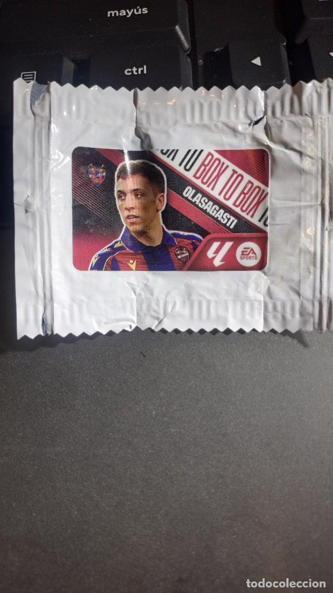 Coleccionismo cromos antiguos: CROMO OLASAGASTI BOX TO BOX LEVANTE CHICLE LIGA 2026 2027 26 27 ESTE PANINI NUNCA PEGADO