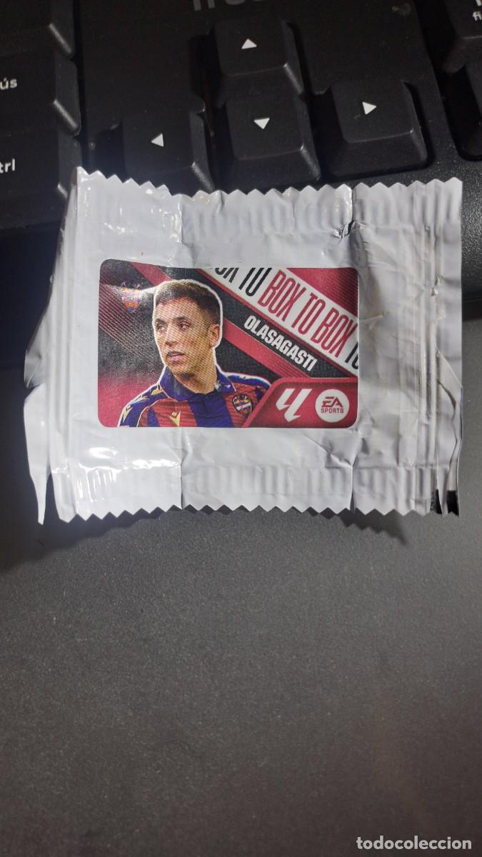 Coleccionismo cromos antiguos: CROMO OLASAGASTI BOX TO BOX LEVANTE CHICLE LIGA 2026 2027 26 27 ESTE PANINI NUNCA PEGADO