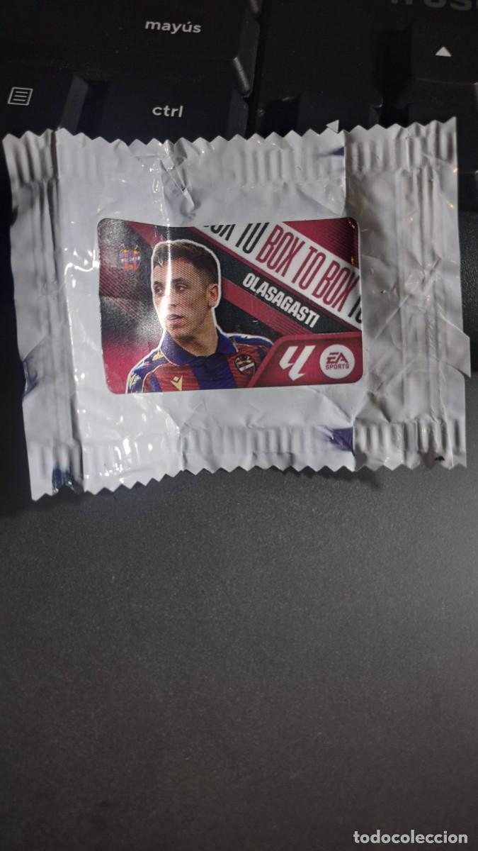 Coleccionismo cromos antiguos: CROMO OLASAGASTI BOX TO BOX LEVANTE CHICLE LIGA 2026 2027 26 27 ESTE PANINI NUNCA PEGADO