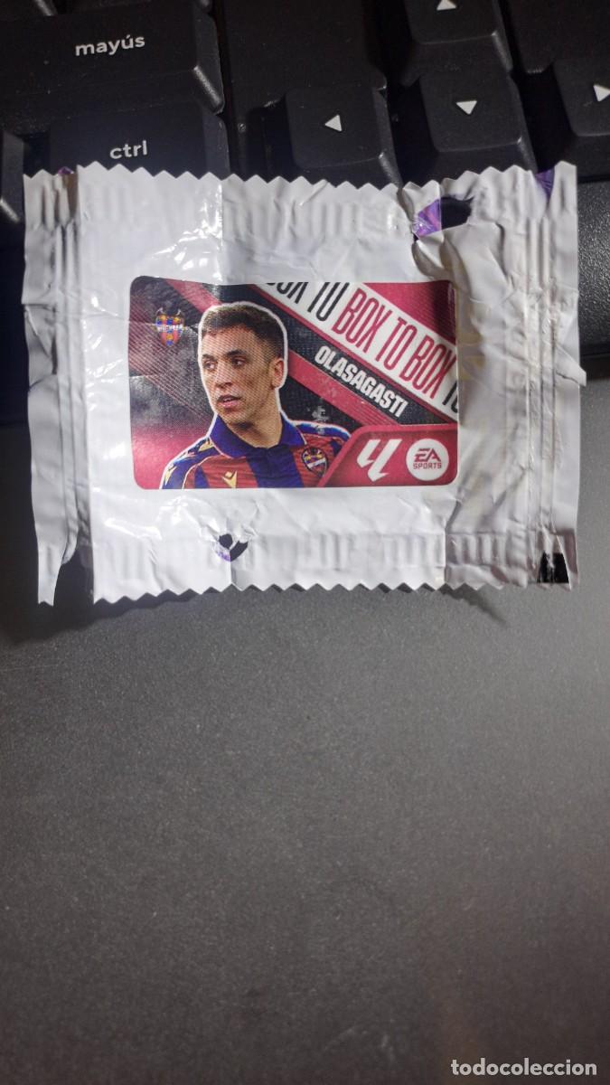 Coleccionismo cromos antiguos: CROMO OLASAGASTI BOX TO BOX LEVANTE CHICLE LIGA 2026 2027 26 27 ESTE PANINI NUNCA PEGADO