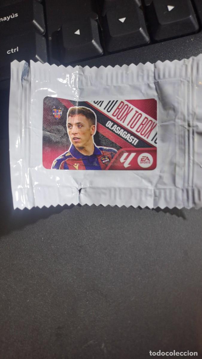 Coleccionismo cromos antiguos: CROMO OLASAGASTI BOX TO BOX LEVANTE CHICLE LIGA 2026 2027 26 27 ESTE PANINI NUNCA PEGADO