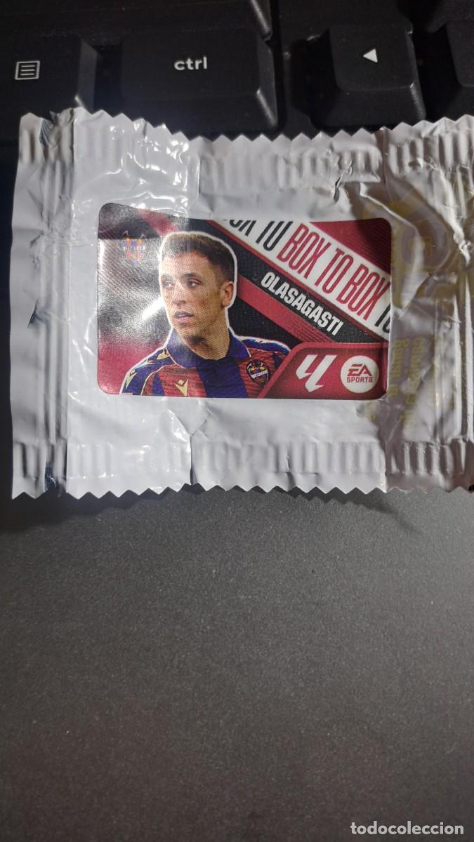 Coleccionismo cromos antiguos: CROMO OLASAGASTI BOX TO BOX LEVANTE CHICLE LIGA 2026 2027 26 27 ESTE PANINI NUNCA PEGADO