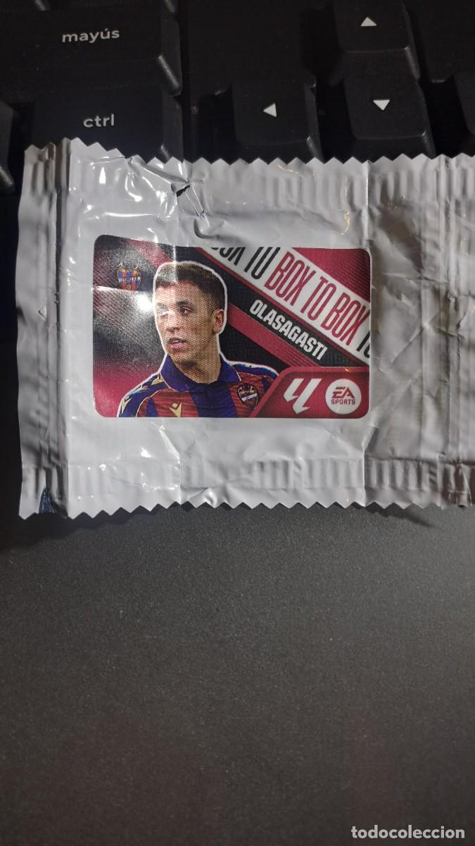 Coleccionismo cromos antiguos: CROMO OLASAGASTI BOX TO BOX LEVANTE CHICLE LIGA 2026 2027 26 27 ESTE PANINI NUNCA PEGADO
