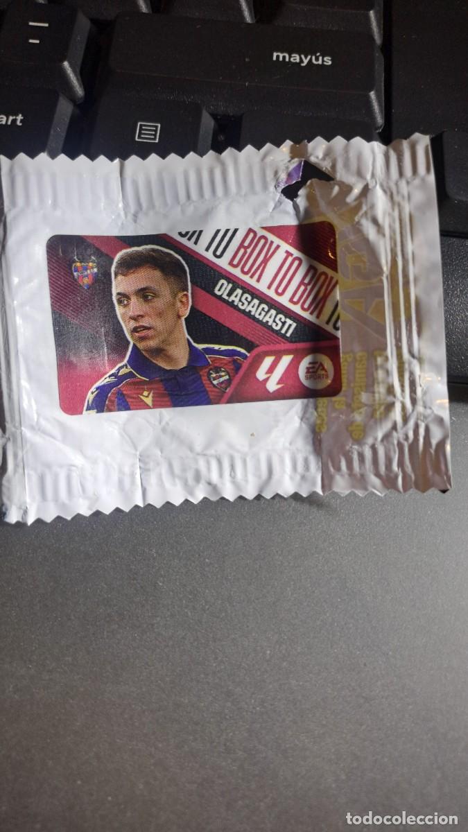 Coleccionismo cromos antiguos: CROMO OLASAGASTI BOX TO BOX LEVANTE CHICLE LIGA 2026 2027 26 27 ESTE PANINI NUNCA PEGADO