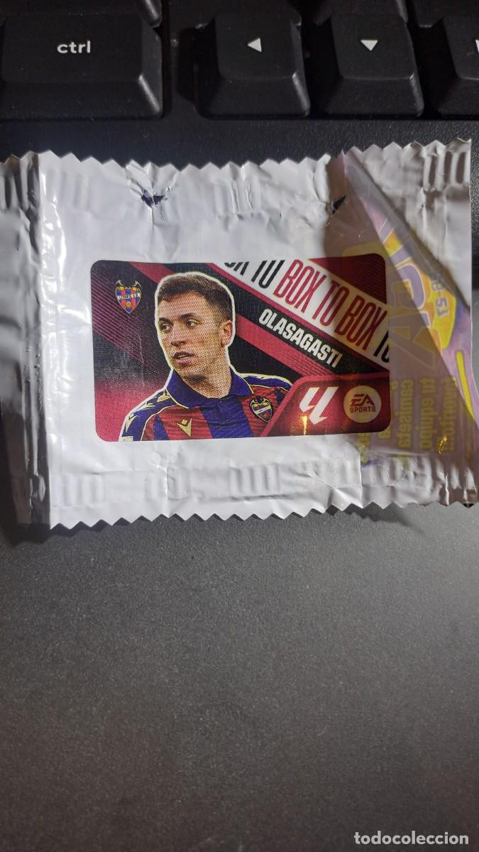 Coleccionismo cromos antiguos: CROMO OLASAGASTI BOX TO BOX LEVANTE CHICLE LIGA 2026 2027 26 27 ESTE PANINI NUNCA PEGADO