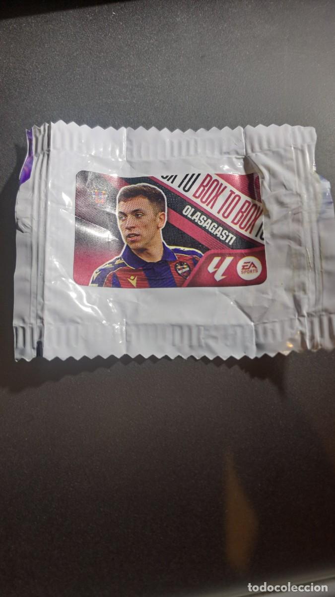 Coleccionismo cromos antiguos: CROMO OLASAGASTI BOX TO BOX LEVANTE CHICLE LIGA 2026 2027 26 27 ESTE PANINI NUNCA PEGADO