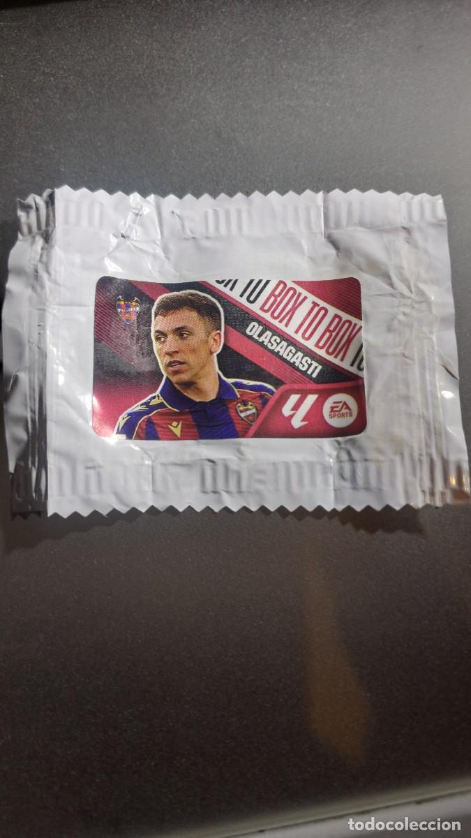 Coleccionismo cromos antiguos: CROMO OLASAGASTI BOX TO BOX LEVANTE CHICLE LIGA 2026 2027 26 27 ESTE PANINI NUNCA PEGADO