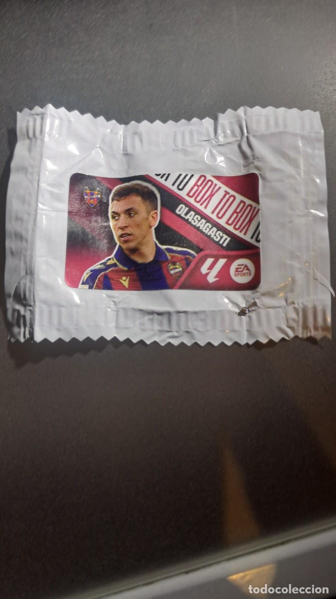 Coleccionismo cromos antiguos: CROMO OLASAGASTI BOX TO BOX LEVANTE CHICLE LIGA 2026 2027 26 27 ESTE PANINI NUNCA PEGADO