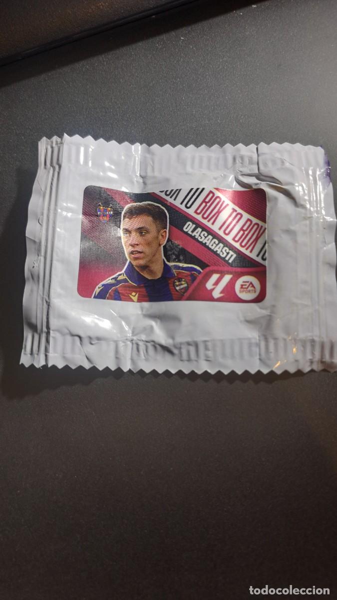 Coleccionismo cromos antiguos: CROMO OLASAGASTI BOX TO BOX LEVANTE CHICLE LIGA 2026 2027 26 27 ESTE PANINI NUNCA PEGADO