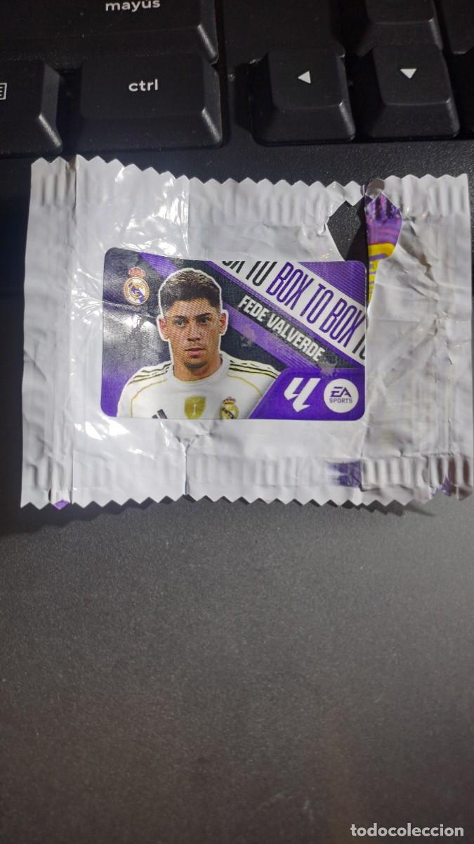 Coleccionismo cromos antiguos: CROMO FEDE VALVERDE BOX TO BOX REAL MADRID CHICLE LIGA 2026 2027 26 27 ESTE PANINI NUNCA PEGADO