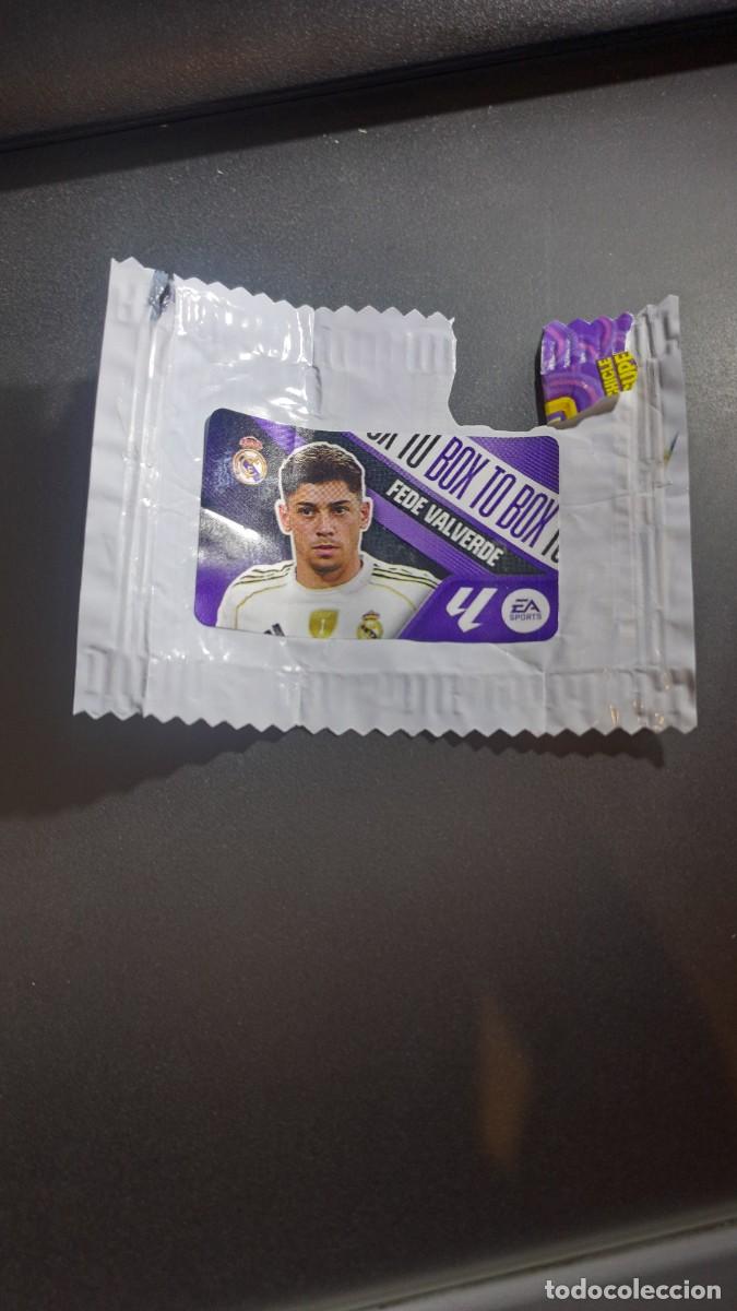 Coleccionismo cromos antiguos: CROMO FEDE VALVERDE BOX TO BOX REAL MADRID CHICLE LIGA 2026 2027 26 27 ESTE PANINI NUNCA PEGADO