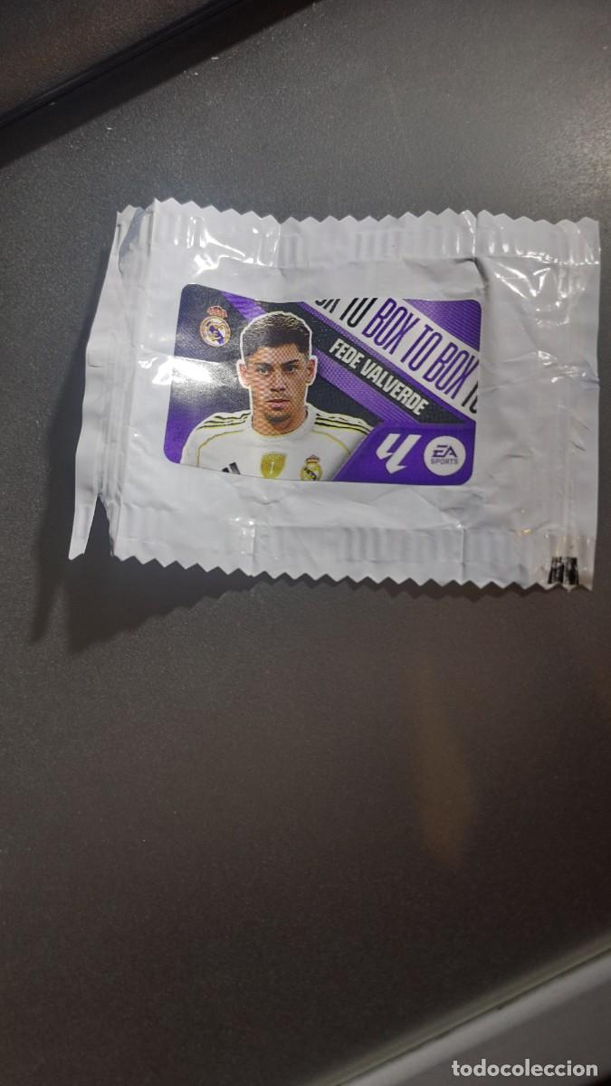Coleccionismo cromos antiguos: CROMO FEDE VALVERDE BOX TO BOX REAL MADRID CHICLE LIGA 2026 2027 26 27 ESTE PANINI NUNCA PEGADO