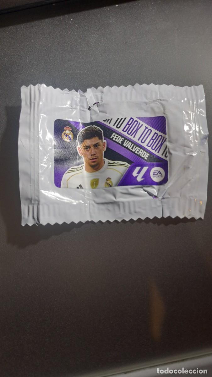 Coleccionismo cromos antiguos: CROMO FEDE VALVERDE BOX TO BOX REAL MADRID CHICLE LIGA 2026 2027 26 27 ESTE PANINI NUNCA PEGADO