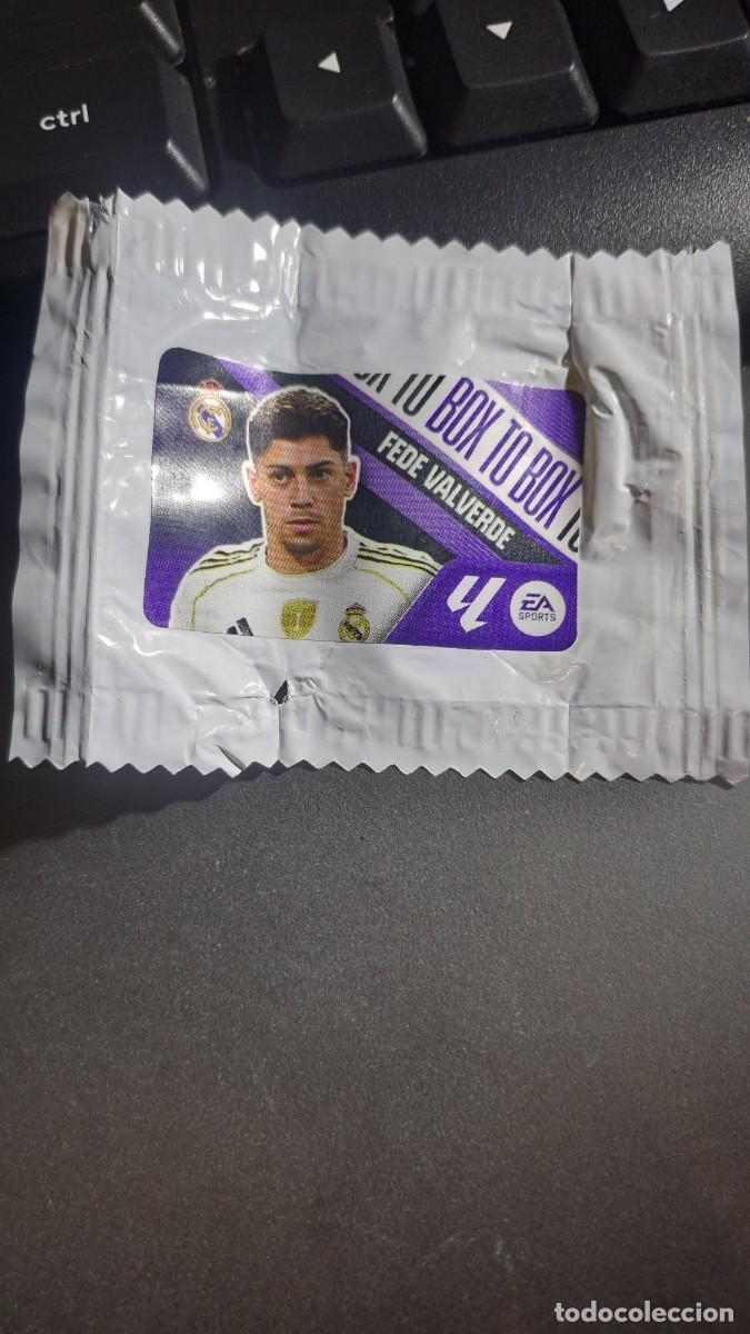 Coleccionismo cromos antiguos: CROMO FEDE VALVERDE BOX TO BOX REAL MADRID CHICLE LIGA 2026 2027 26 27 ESTE PANINI NUNCA PEGADO