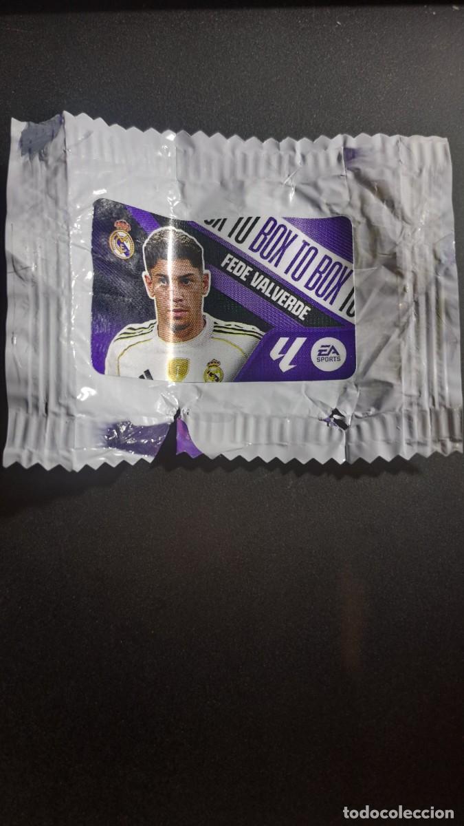 Coleccionismo cromos antiguos: CROMO FEDE VALVERDE BOX TO BOX REAL MADRID CHICLE LIGA 2026 2027 26 27 ESTE PANINI NUNCA PEGADO