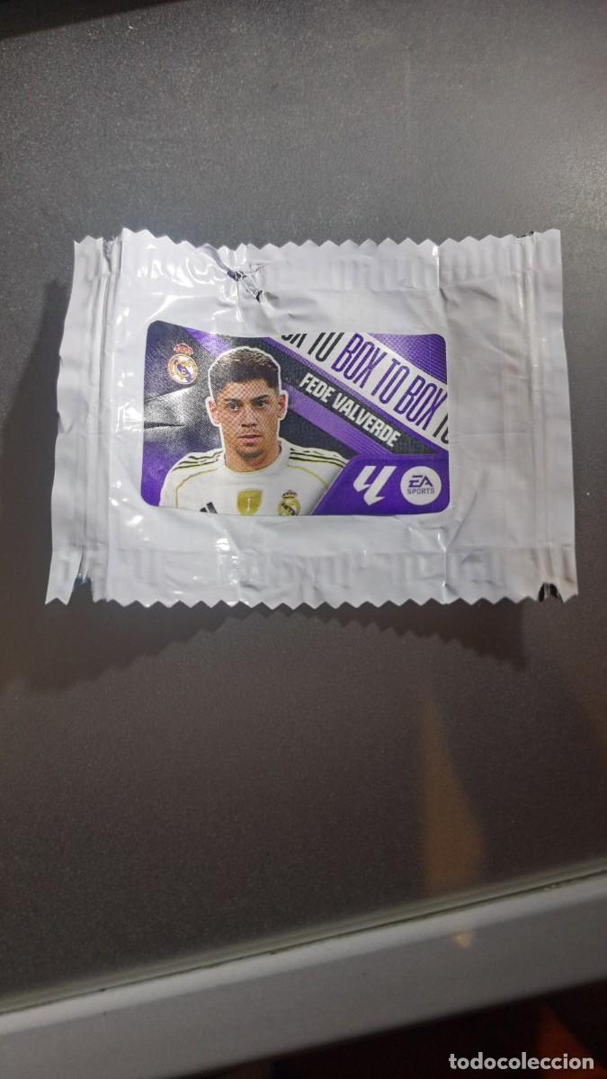 Coleccionismo cromos antiguos: CROMO FEDE VALVERDE BOX TO BOX REAL MADRID CHICLE LIGA 2026 2027 26 27 ESTE PANINI NUNCA PEGADO